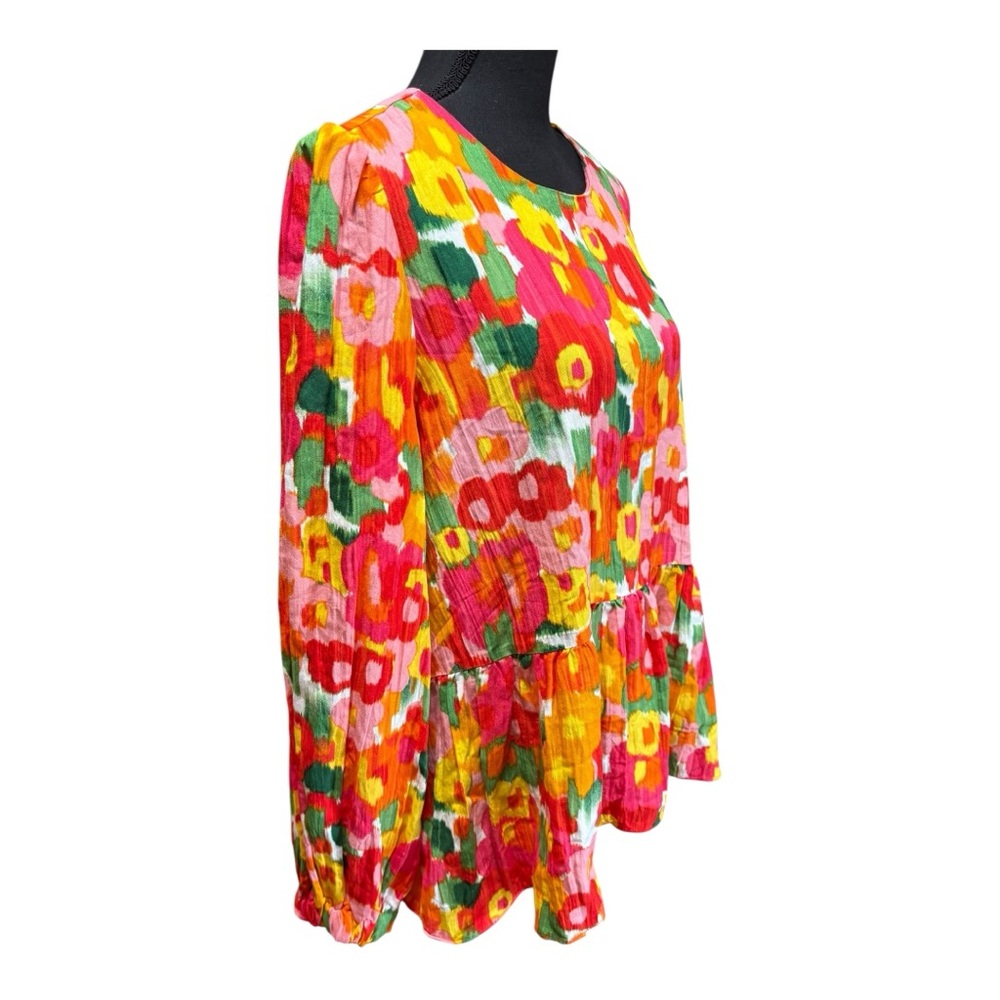 Tuckernuck Pomander Place Magnolia Watercolor Carlotta Blouse. NWT - Picture 3 of 8